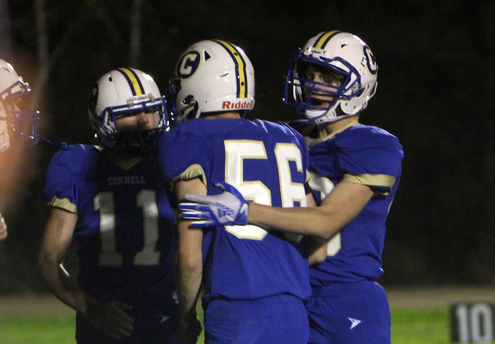 Lake Holcombe at Cornell football 10-15-21